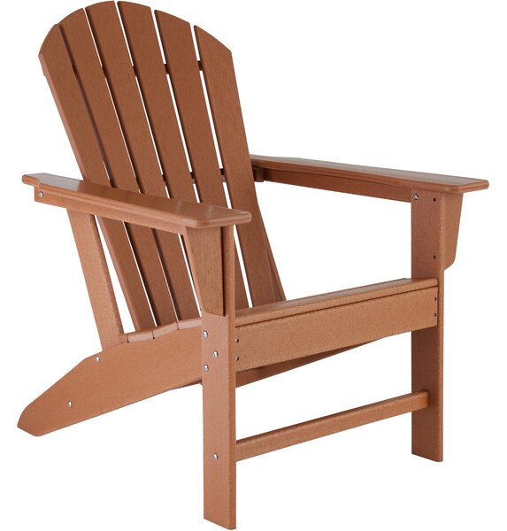 Tectake 403791 kerti szék adirondack kivitelben - barna