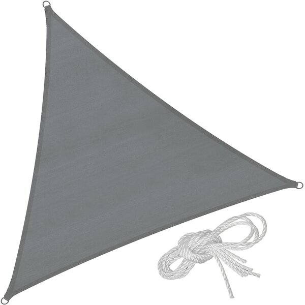 Tectake 403889 napvitorla háromszög alakú árnyékoló, 2. variáció - 300 x 300 x 300 cm