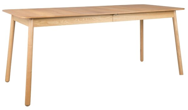 Kőris összecsukható étkezőasztal ZUIVER GLIMPS 180/240x90 cm