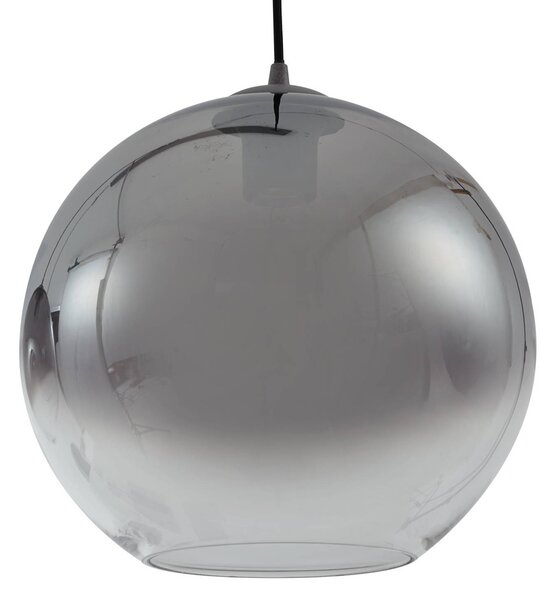 Lucande Brillar lógó világítás, füstszürke, üveg, 3 izzós, 128 cm, dimmelhető, Alu / szürke / cink, Nappali / Étkező, Üveg, Modern