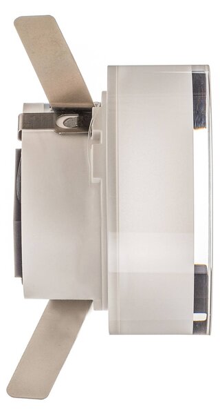 Wever & Ducré Lighting WEVER DUCRÉ Mirbi IP44 1.0 LED-es süllyesztett lámpa kerek, dimmelhető, Fehér / opál, Fürdőszoba, Műanyag, Dizájn