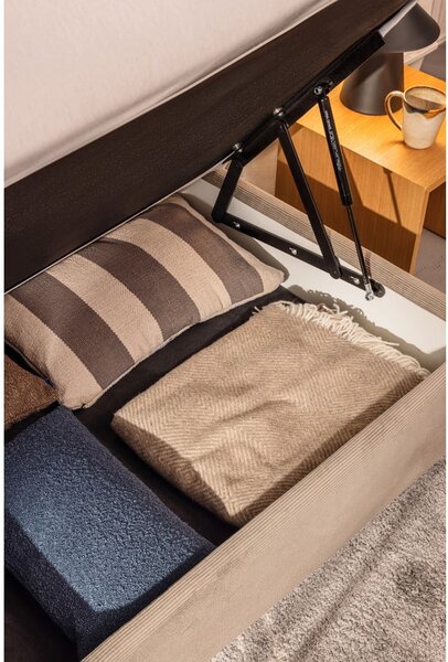 Kék ágyneműtartós boxspring ágy 160x200 cm Elva Bold – Bonami Selection