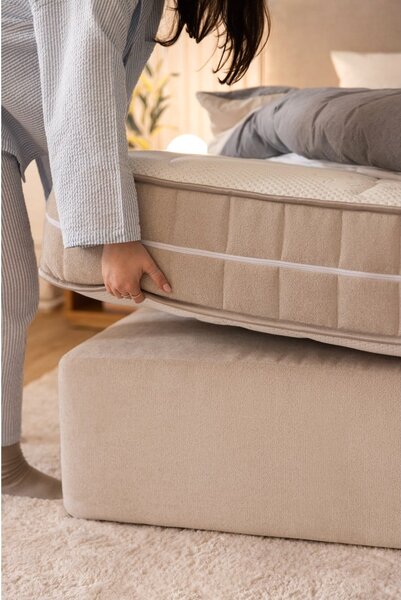 Kék boxspring ágy 160x200 cm Olia Bold – Bonami Selection