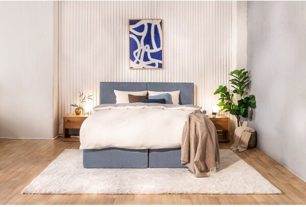 Kék boxspring ágy 160x200 cm Olia Bold – Bonami Selection