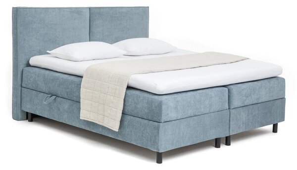 Kék ágyneműtartós boxspring ágy 160x200 cm Elva Bold – Bonami Selection