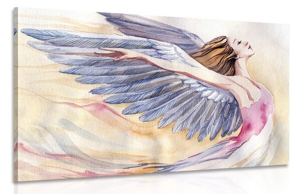 Kép szabad angyal lila szárnyakkal