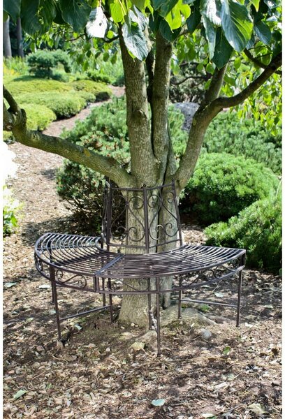 Fekete fém kerti pad Narvi - Garden Pleasure