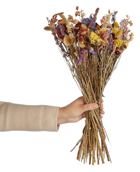 FLOWER MARKET szárított mezei virágcsokor, színes