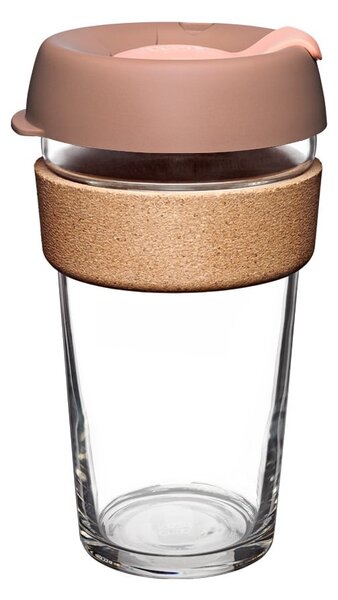 Rózsaszín-barna utazóbögre 454 ml Brew Frappe L – KeepCup