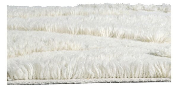 Fehér mosható kézi szövésű gyapjú futószőnyeg 70x200 cm Enkang Ivory – Lorena Canals