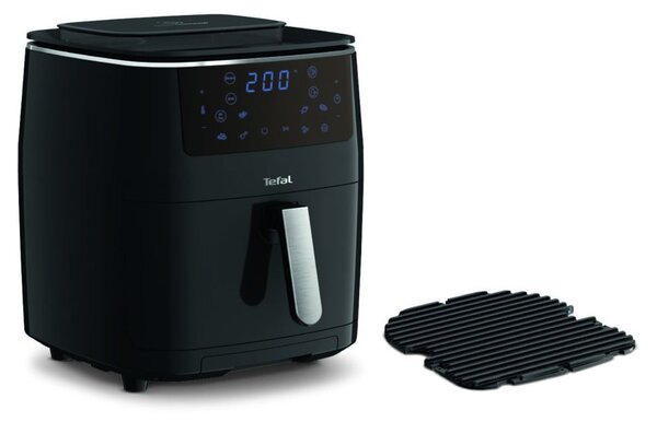 Fekete forrólevegős fritőz EASY FRY&GRILL STEAM+ FW201815 – Tefal