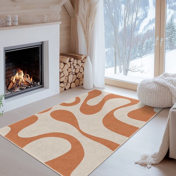 Narancssárga mosható futószőnyeg 60x230 cm Caramel Latte – Mila Home