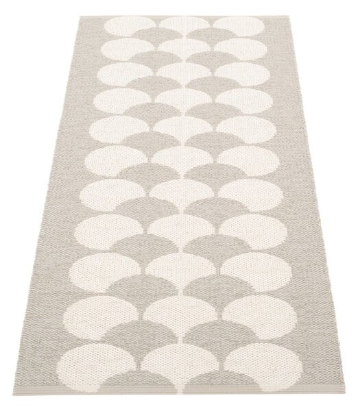 Krémszínű kültéri-beltéri futószőnyeg 70x150 cm Poppy Linen – Pappelina