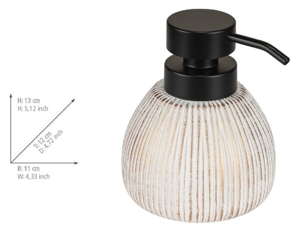 Fehér kerámia szappanadagoló 500 ml Pascoli – Wenko