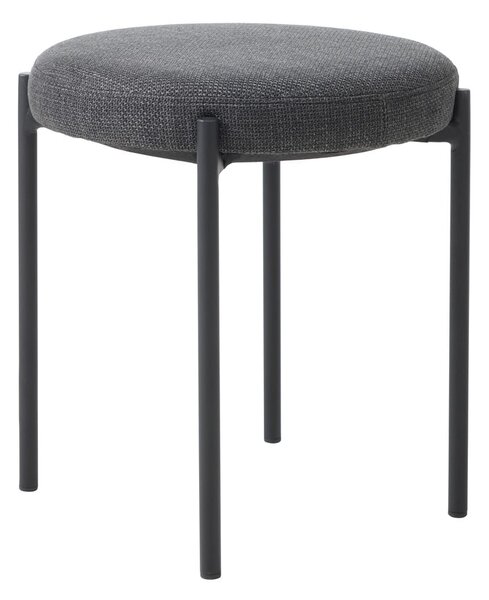Sötétszürke fém ülőke Pelican – Unique Furniture