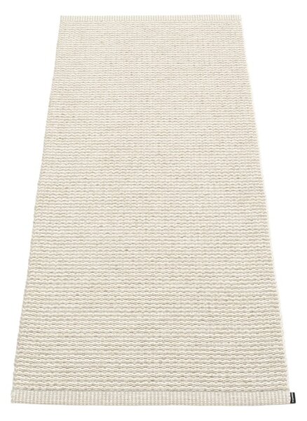 Krémszínű kültéri-beltéri futószőnyeg 60x150 cm Mono Linen Vanilla – Pappelina