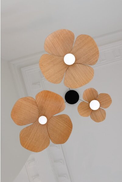 Natúr színű tölgyfa lámpabúra ø 28 cm Forget Me Not – UMAGE