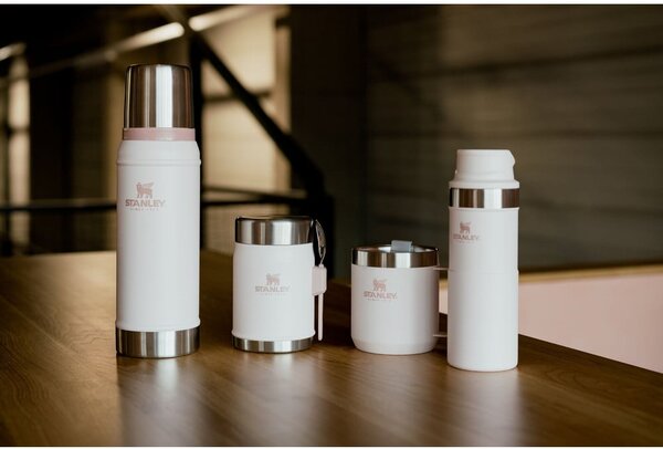 Világos rózsaszín rozsdamentes acél termobögre 350 ml Stay-Hot Camp Mug Rose Quartz – Stanley