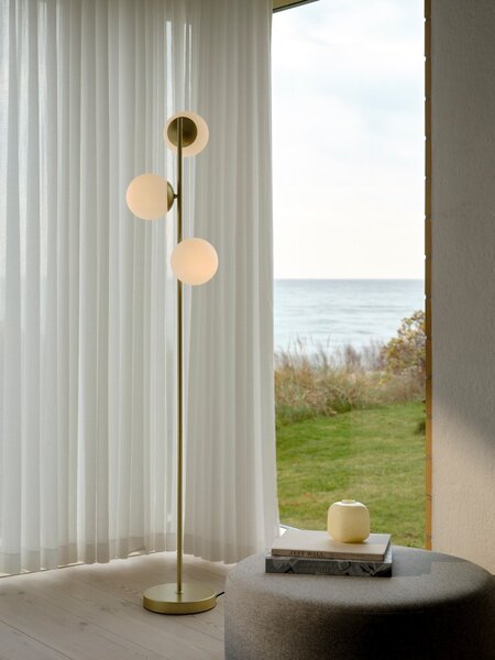 Nordlux modern állólámpa lilly sárgaréz nor48613035