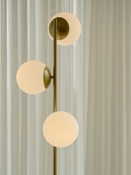 Nordlux modern állólámpa lilly sárgaréz nor48613035