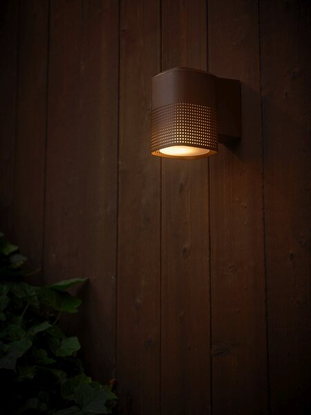 Nordlux modern kültéri fali lámpa sidara barna nor2618421218