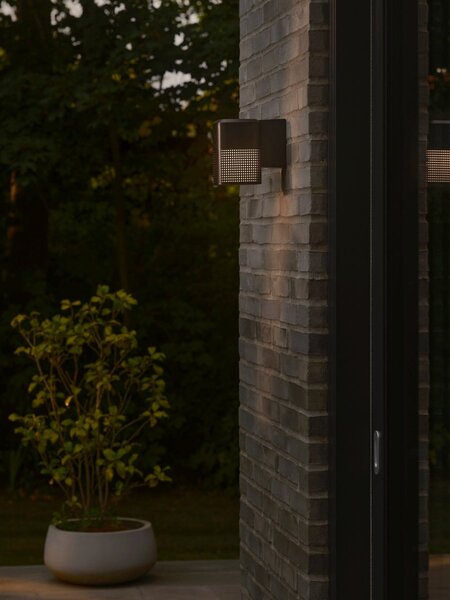 Nordlux modern kültéri fali lámpa sidara fekete nor2618421203