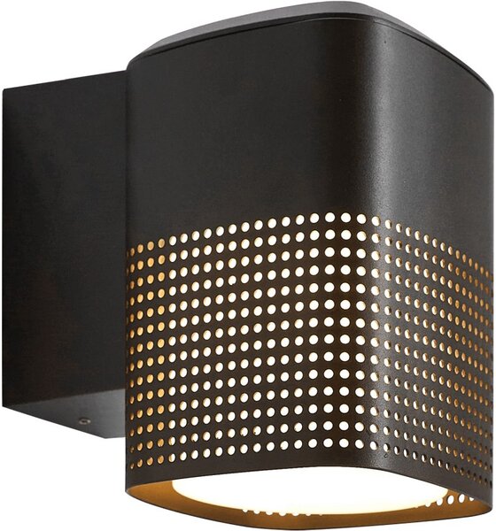 Nordlux modern kültéri fali lámpa sidara fekete nor2618421203