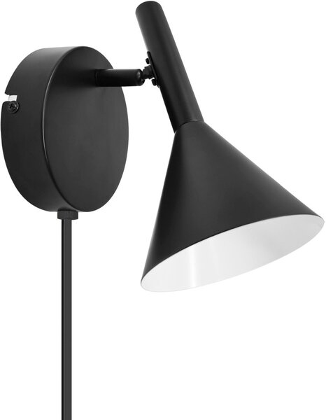 Nordlux modern fali lámpa kelvis fekete nor2612741003