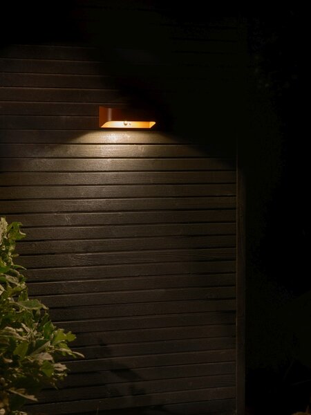 Nordlux modern kültéri fali lámpa marcellio solar barna nor2618001018