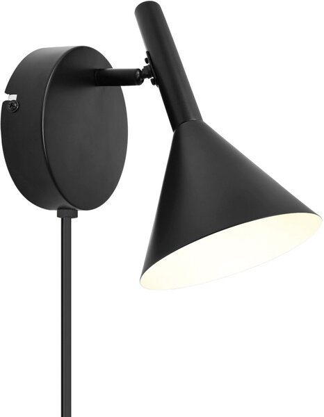 Nordlux modern fali lámpa kelvis fekete nor2612741003