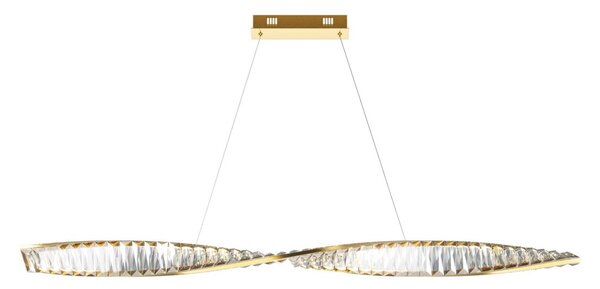 Maytoni glamour kristály függeszték krone sárgaréz myp097pl-l36bs3k
