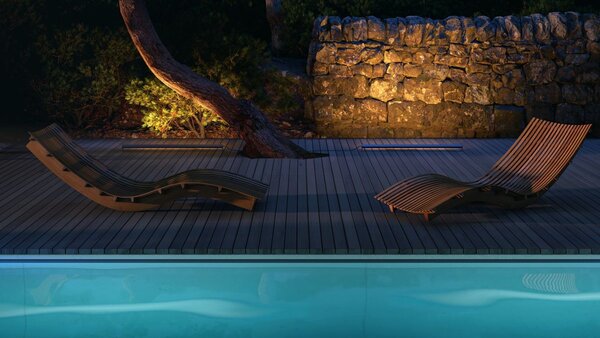 Maytoni modern kültéri led lámpa edge fekete myo415fl-l15b3k