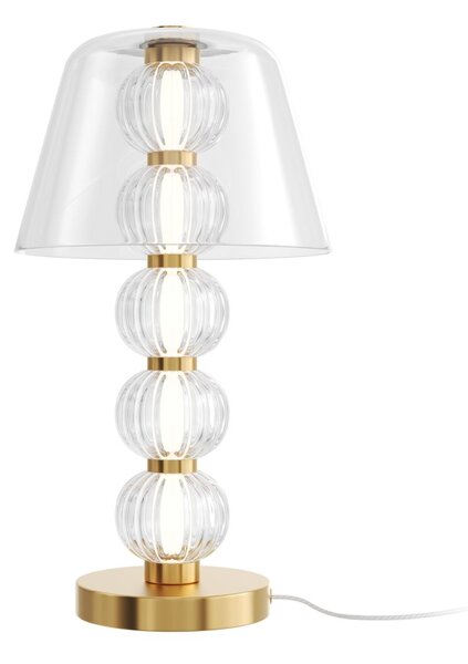 Maytoni glamour modern asztali lámpa amulet átlátszó arany mymod555tl-l8g3k