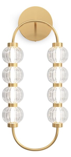 Maytoni glamour modern fali lámpa amulet átlátszó arany mymod555wl-l11g3k