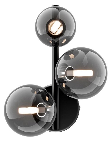 Maytoni modern fali lámpa dallas fekete füstös mymod545wl-03b