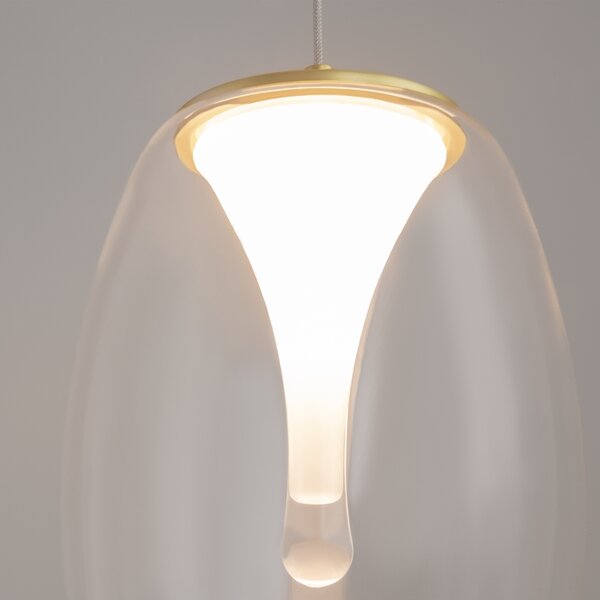 Maytoni modern függeszték splash átlátszó arany mymod282pl-l8g3k1