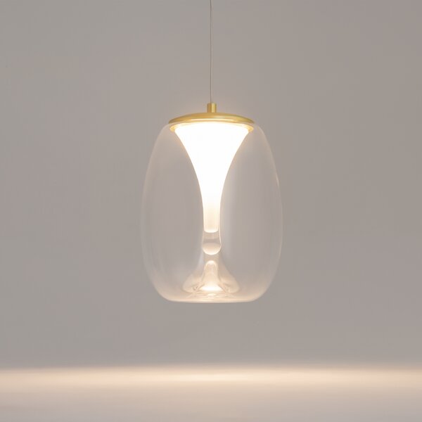 Maytoni modern függeszték splash átlátszó arany mymod282pl-l8g3k1