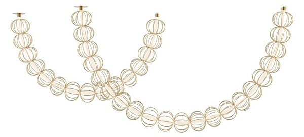 Maytoni modern függeszték golden cage fehér sárga mymod216pl-l42g3k