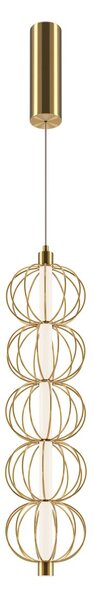Maytoni modern függeszték golden cage fehér sárga mymod216pl-l10g3k