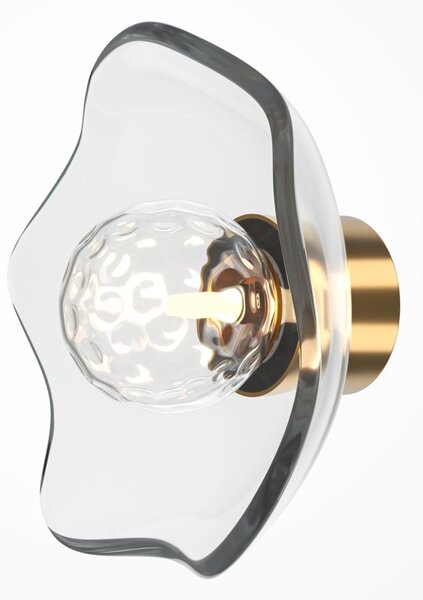 Maytoni modern fali lámpa miracle sárgaréz átlátszó mymod207wl-01bs