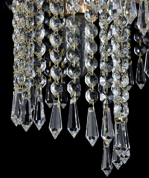Maytoni glamour klasszikus kristály mennyezeti lámpa cascade arany mydia522-cl-07-g