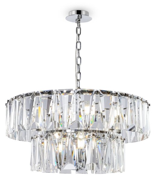 Maytoni glamour kristály függeszték puntes króm mymod043pl-12ch