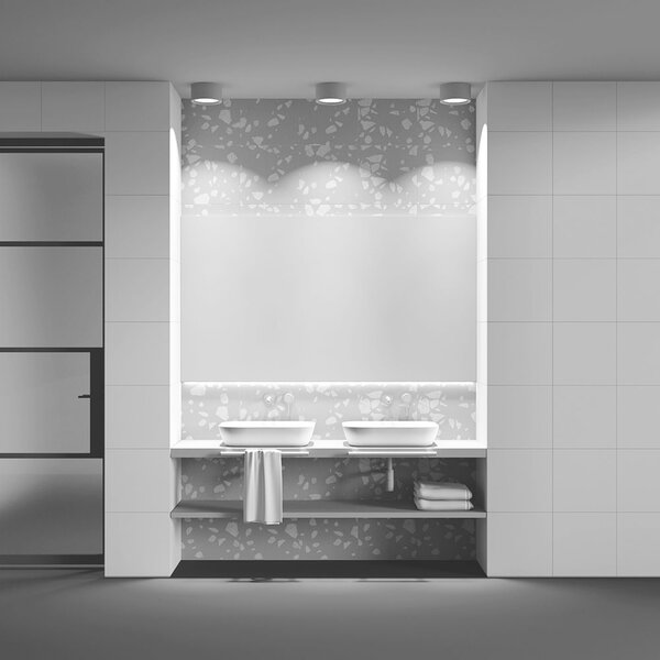Maytoni modern fürdőszobai lámpa hydra fekete myc090cl-15w3k-b