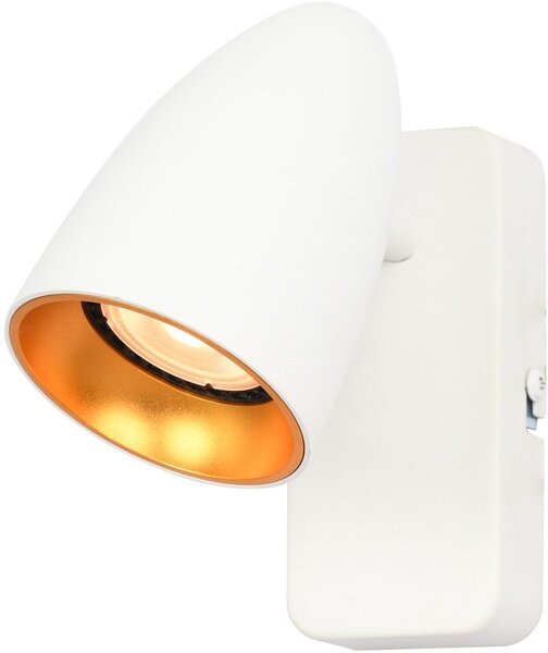 Italux modern fali lámpa tino fehér arany itxwl-36748-1-wh-gd