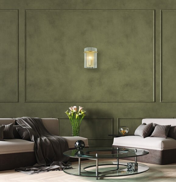Italux glamour modern fali lámpa merto arany itxwl-40930-1a-gd
