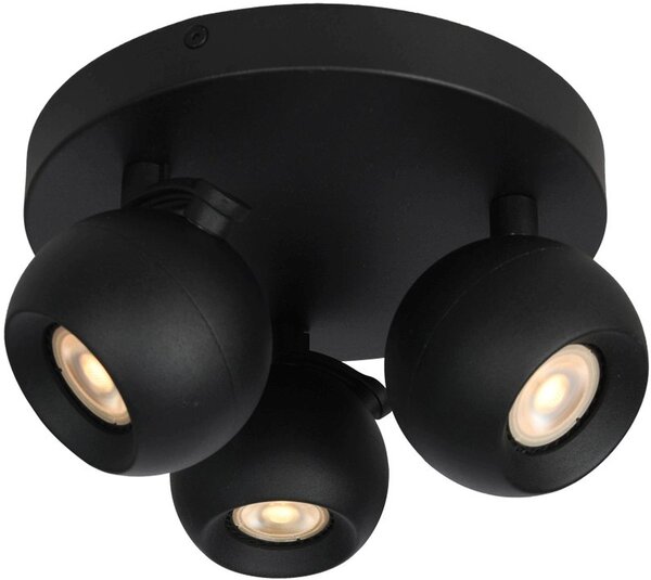 Italux modern spot lámpa lafin fekete itxspl-45379-3r-bk