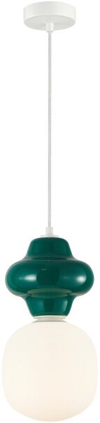 Italux modern függeszték latera matt fehér zöld itxpnd-94331-1s-gre