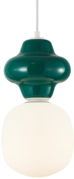 Italux modern függeszték latera matt fehér zöld itxpnd-94331-1s-gre