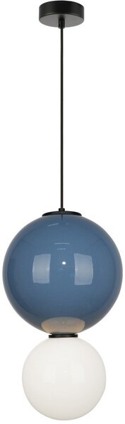 Italux modern függeszték pieve matt fehér kék opál itxpnd-95221-1l-blu