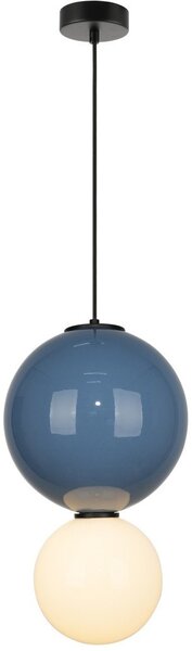 Italux modern függeszték pieve matt fehér kék opál itxpnd-95221-1l-blu